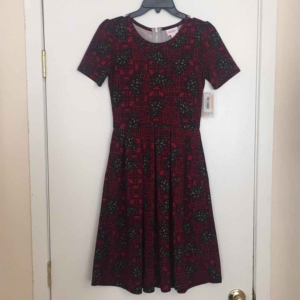 XS LuLaRoe Amelia Dress C06 1938
